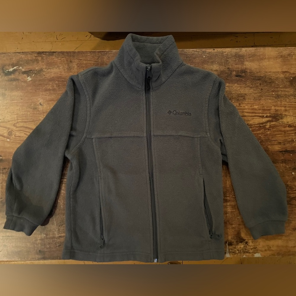 Columbia Zip-Up Fleece- size 8 youth